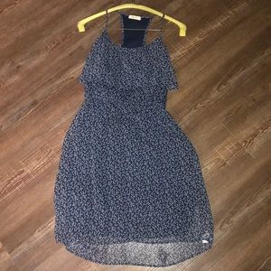 Everly navy floral print dress small